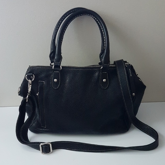 Roots Handbags - Roots Black Leather Handbag